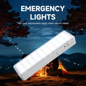 Sa64613a28e3a4f4c9d06d7aa559f5661s.webp LED Emergency Light Rechargeable Portable Indoor Fire Fighting Lamps Wall-mounted Home Lights 30LEDs Exit Lamp Camping Lantern