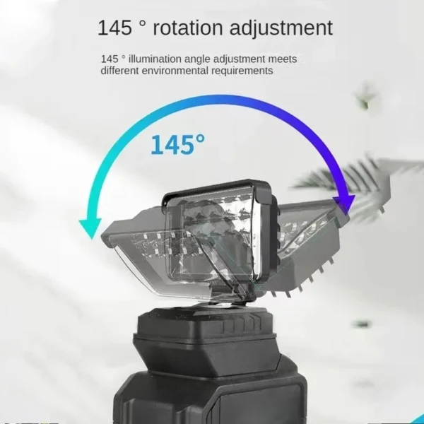 3/4/5/8Inch Led Light Portable Spotlights Cordless Outdoor Work Fishing Handheld Emergency Tool Light Fit Dewalt 18V Battery