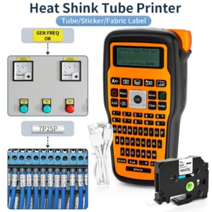 Sa7fd4dcd37c940d1bf2b4c27f528b9d3W.webp E1000PRO Tube Label Printer Sticker Label Printer & Label Tape 12mm Compatible for Brother Ptouch Label Machine TZe-231 HSe-231