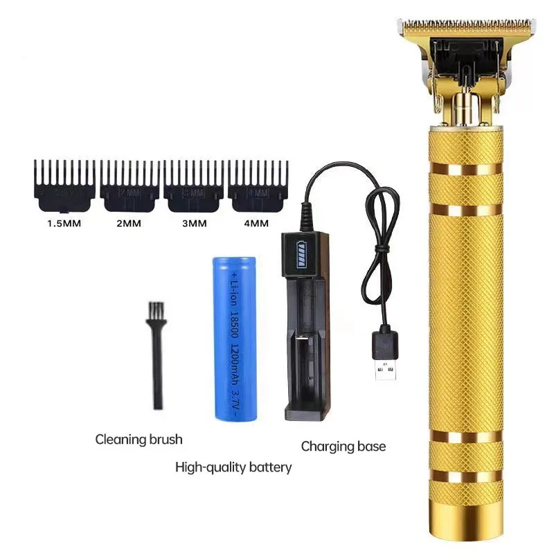 Powerful Professiona Electric Wireless Man Hairdresser Men Barber Shop Groin Beard Repairer Mustache Facial Hair Trimmer Clipper