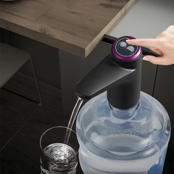 Portable 5-Gallon Water Dispenser With USB Charging-Automatic Electric Pump Suitable For Home Office And Outdoor Use