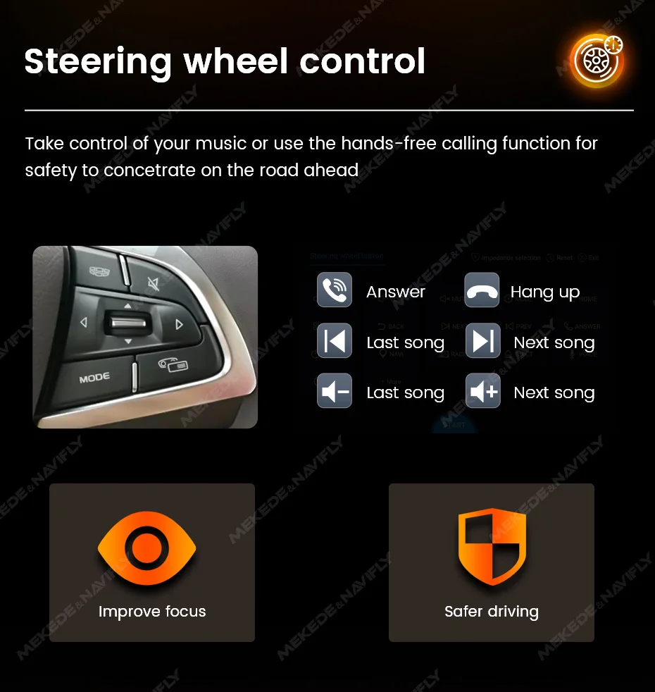 1DIN Universal MP5 6.86-Inch Car Radio Support Wireless Carplay Android AUTO AUX USB SWC BT Touch Screen Multimedia Video Player