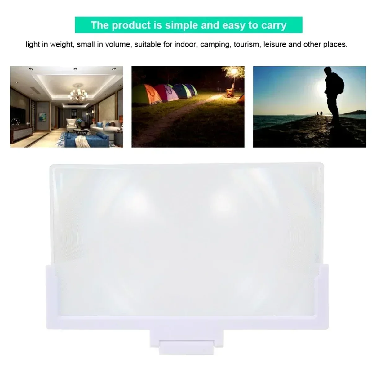 Foldable 3D High-definition Mobile Phone Screen Amplifier Landscape TV Movie Amplifier 14 inch Display Screen Phone Holder Stand