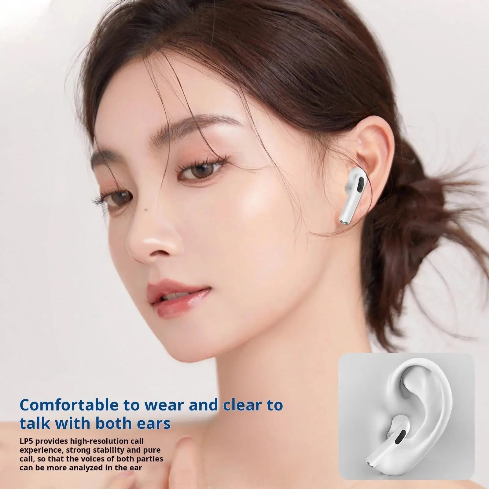 Original XIAOMI A7 Wireless Bluetooth Headset In-Ear Extra Bass Earbud HiFI Stereo Game Sport Earphone Touch control with Mic