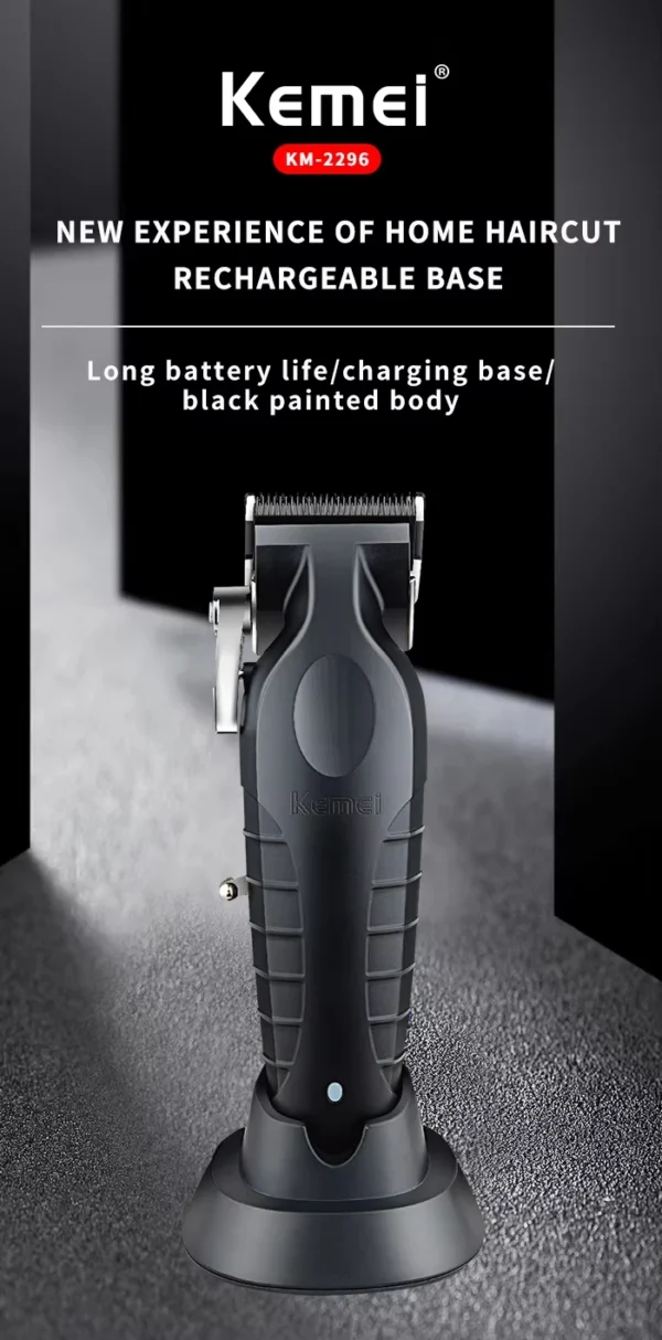 Kemei KM-2296 KM-2299 KM-1102 Professional Hair Clipper Kit Electric Shaver Male Hair Cutting Machine Men’s Cordless Trimmer