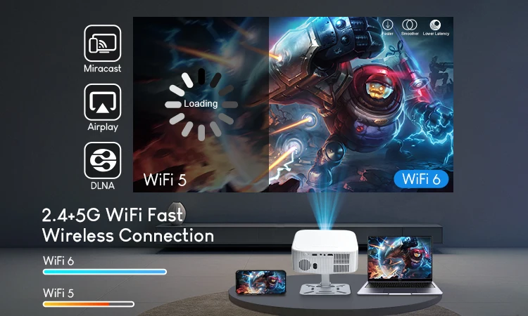 Salange Netflix Projector P92MAX Smart Android 13 1080P BT5.2 WiFi6 12000L Electronic Focus Auto Keyston 4K Movie HD Home Cinema