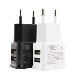 5V Portable Dual USB Power Adapter Mobile Phone Charger Electrical Socket Travel Smart Matching Charger Adapter For Smartphone