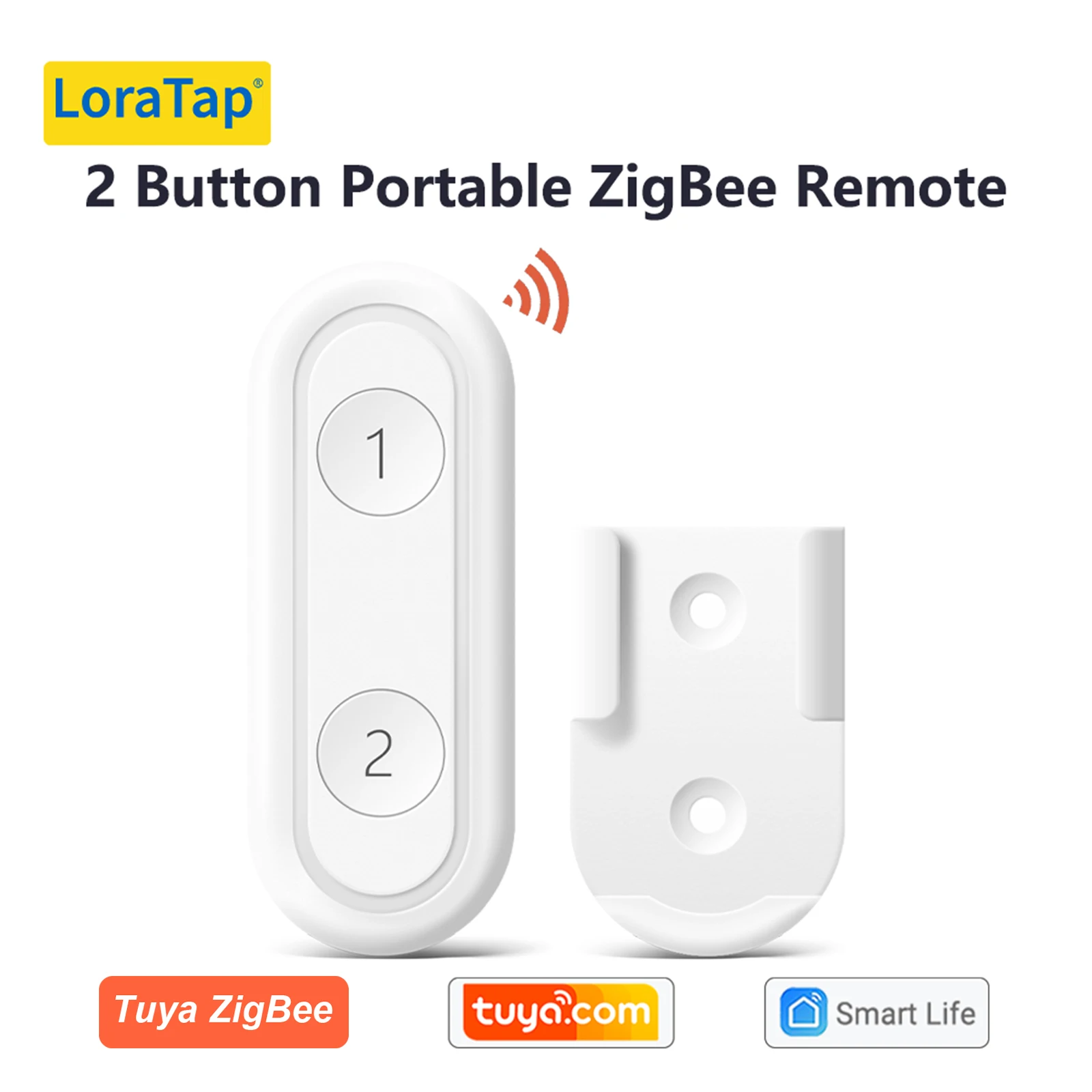 LoraTap ZigBee 3.0 Wireless 13 Types Push Button EU US Remote Controller Tuya Scene Automation Control Switch Smart Life App