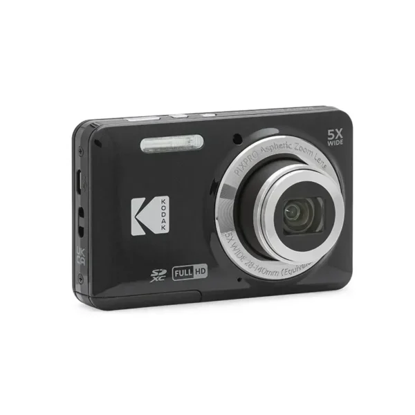 KODAK PIXPRO FZ55-RD 16MP Digital Camera 5X Optical Zoom 28mm Wide Angle 1080P Full HD Video 2.7" LCD Vlogging Camera