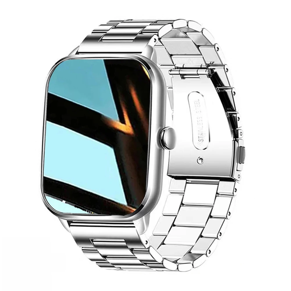 Smart Watch Plus Men Women 1.77 Full Touch Screen Sports Fitness Watch Bluetooth Call Android Phone Digital Multidial Smartwatch