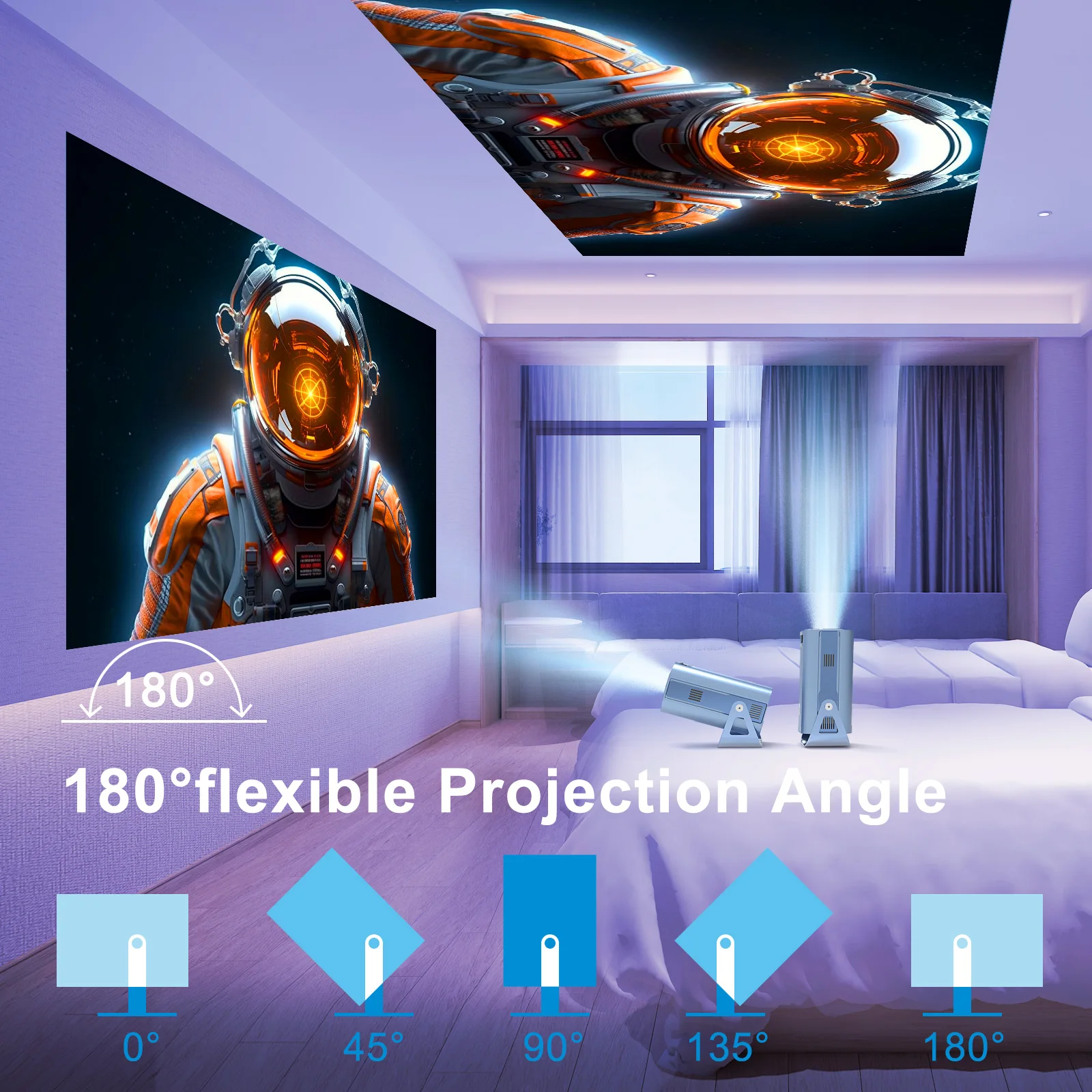 H96 MAX Projector B11 4K Android11 Dual Wifi6 200ANSI Allwinner H716 2GB 16GB BT5.0 1080P 1280*720P Home Cinema Outdoor Projetor
