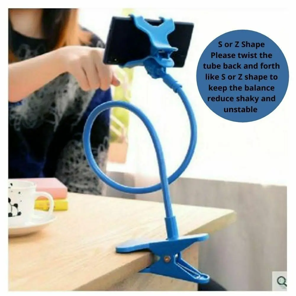 360 Clip Phone Holder Bed Universal Bed Desk Holder Adjustable Phone Holder Stand Flexible Phone Holder