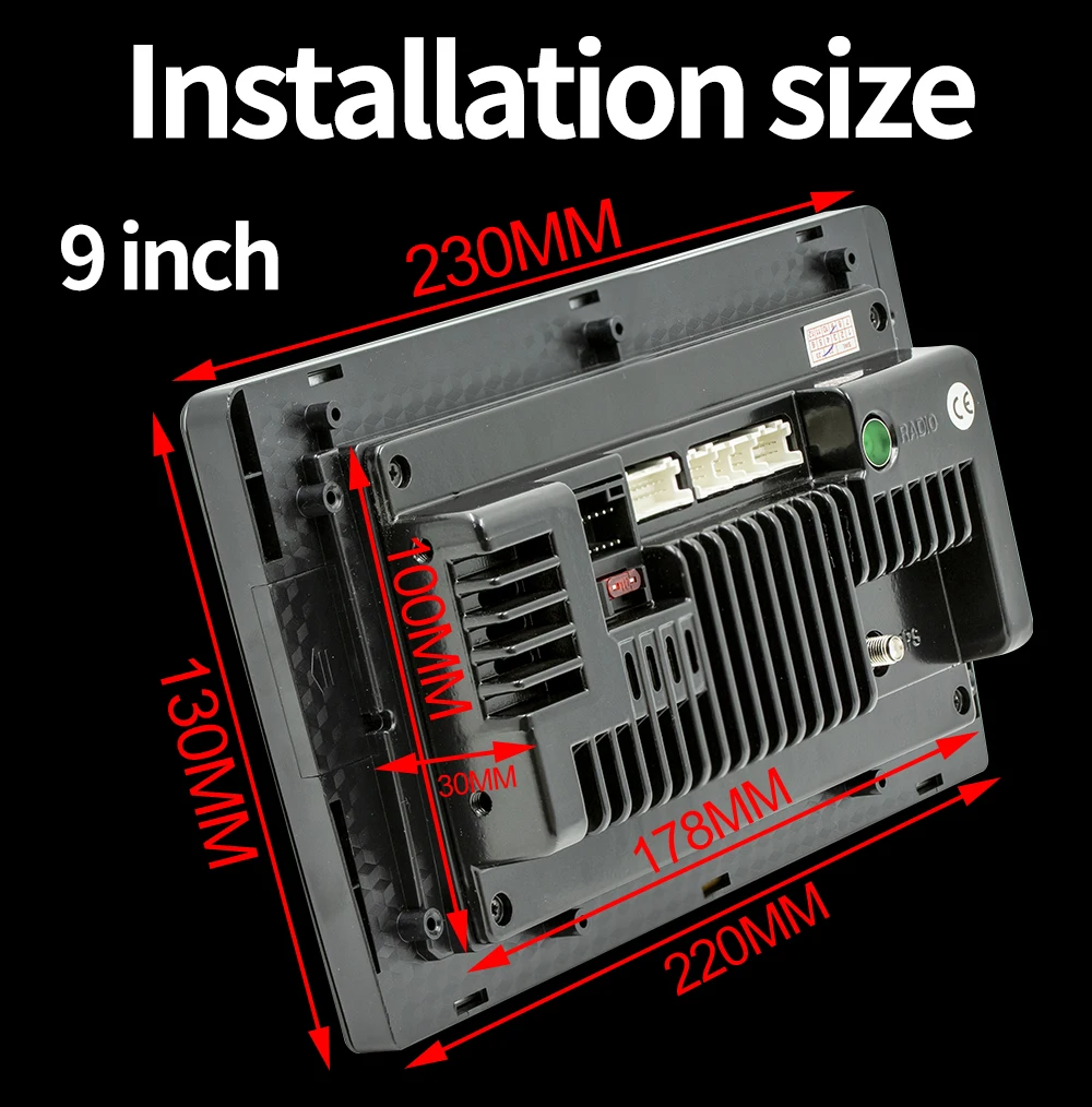 BQCC 4core 2 Din Car Radio Androidauto Carplay Android 13 GPS Car Audio 7"/9"/10" WIFI BT IPS Automotive Multimedia Player