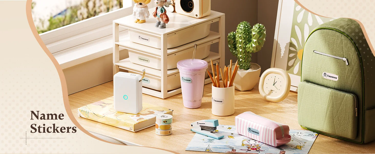 Niimbot D110 Smart Portable Label Printer Mini Pocket Thermal Sticker Maker Self-adhesive Label Papers For Office Home USE