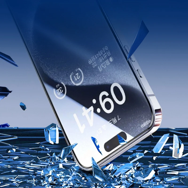2PCS Anti Spy Screen Protector For iPhone 16 15 14 13 12 11 Full Cover Screen Protector For 15ProMax 14Pro 13Pro Anti-peep Glass