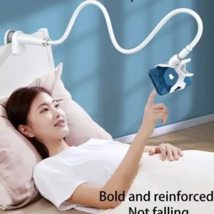 Sb7d778f2947944b0a65f885928fb5827O.webp Universal Mobile Phone Stand Adjustable Lazy Stand Rotatable Bedside Stand Desktop Live Streaming Selfies Phone Accessories