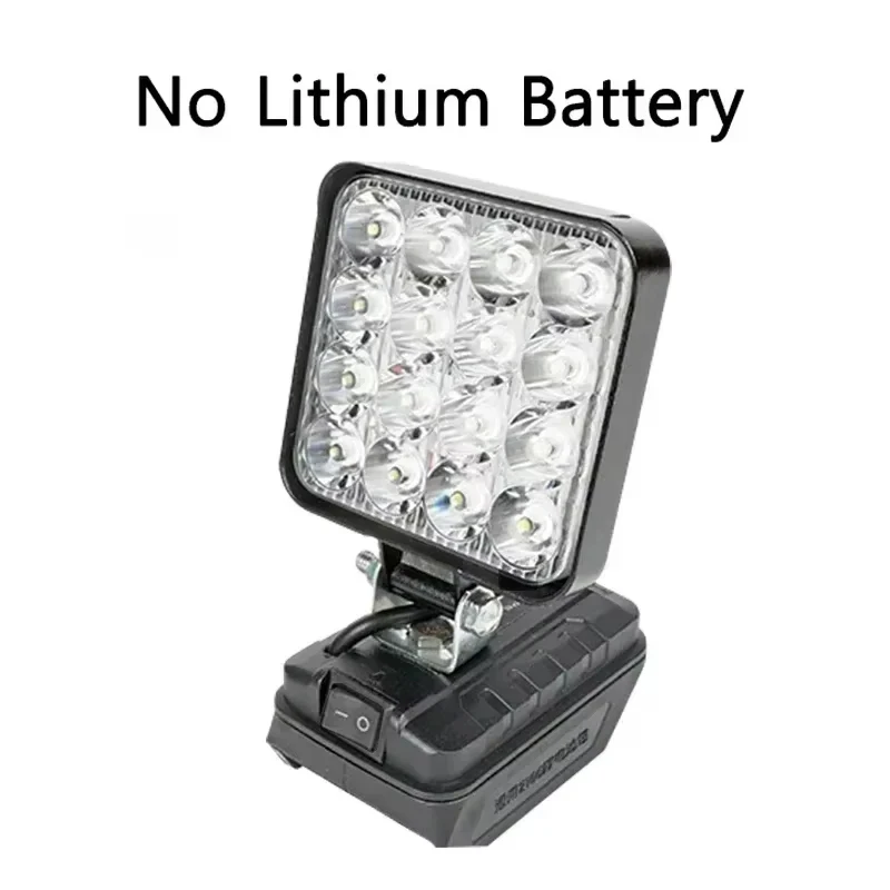 Led Light For Makita Battery 4In Portable Spotlight Cordless Outdoor Work Fishing Handheld Emergency ToolLight No Battery No USB