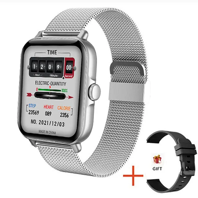 2025 2.01'' Smart Watch Bluetooth Call Play Music Smartwatch Fitness Clock Sport Waterproof Watches for Men Women iPhone Android