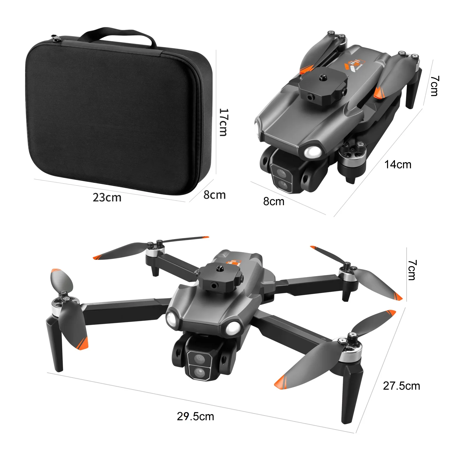 KBDFA Professional S119 Drone 8K With Dual Camera 5G WIFI Smart Obstacle Avoidance FPV Brushless Motor RC Quadcopter Mini Dron