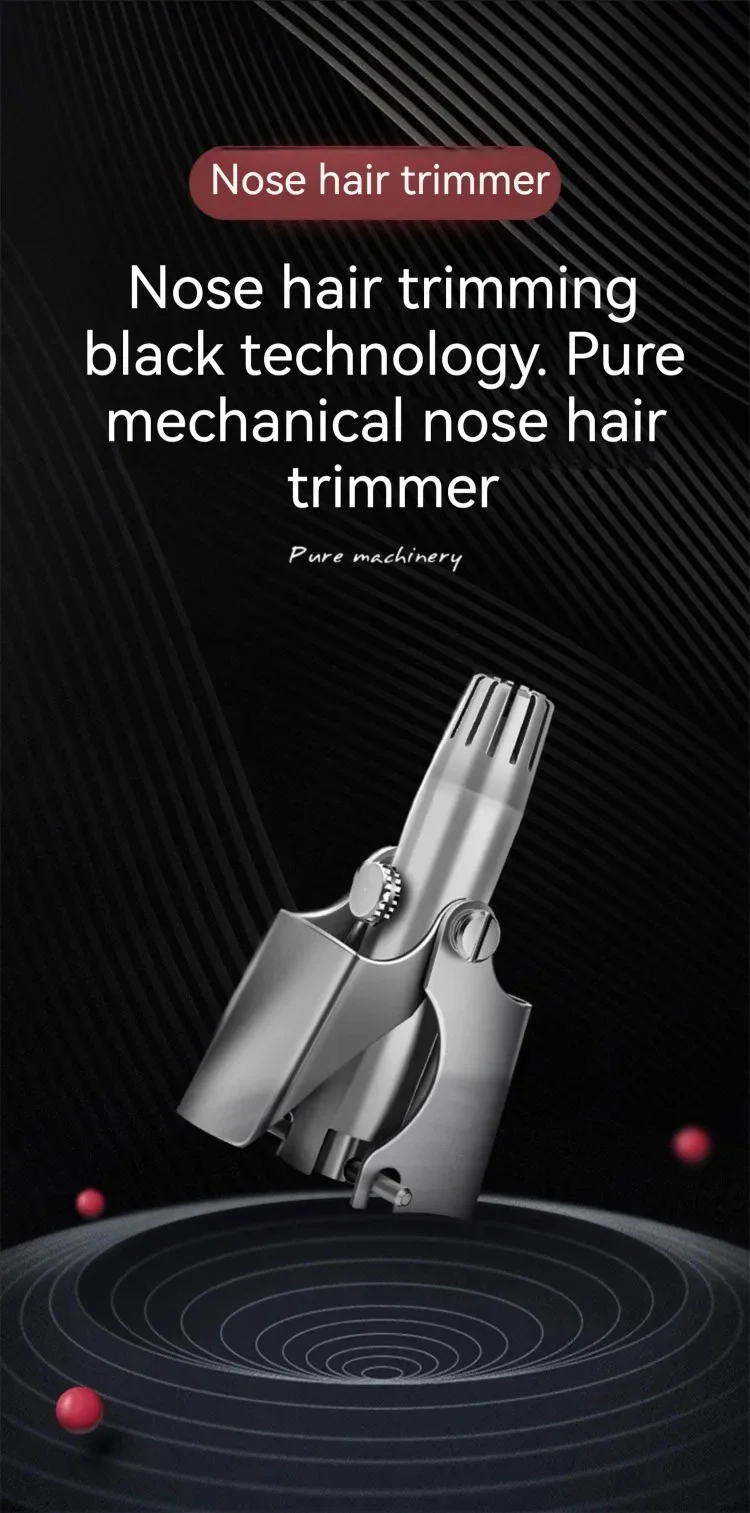 Nose Hair Trimming Men'S Portable Electric Shaver Low Noise Washable Portable Ear Hair Trimmer Cleaning Without Rusting Painless