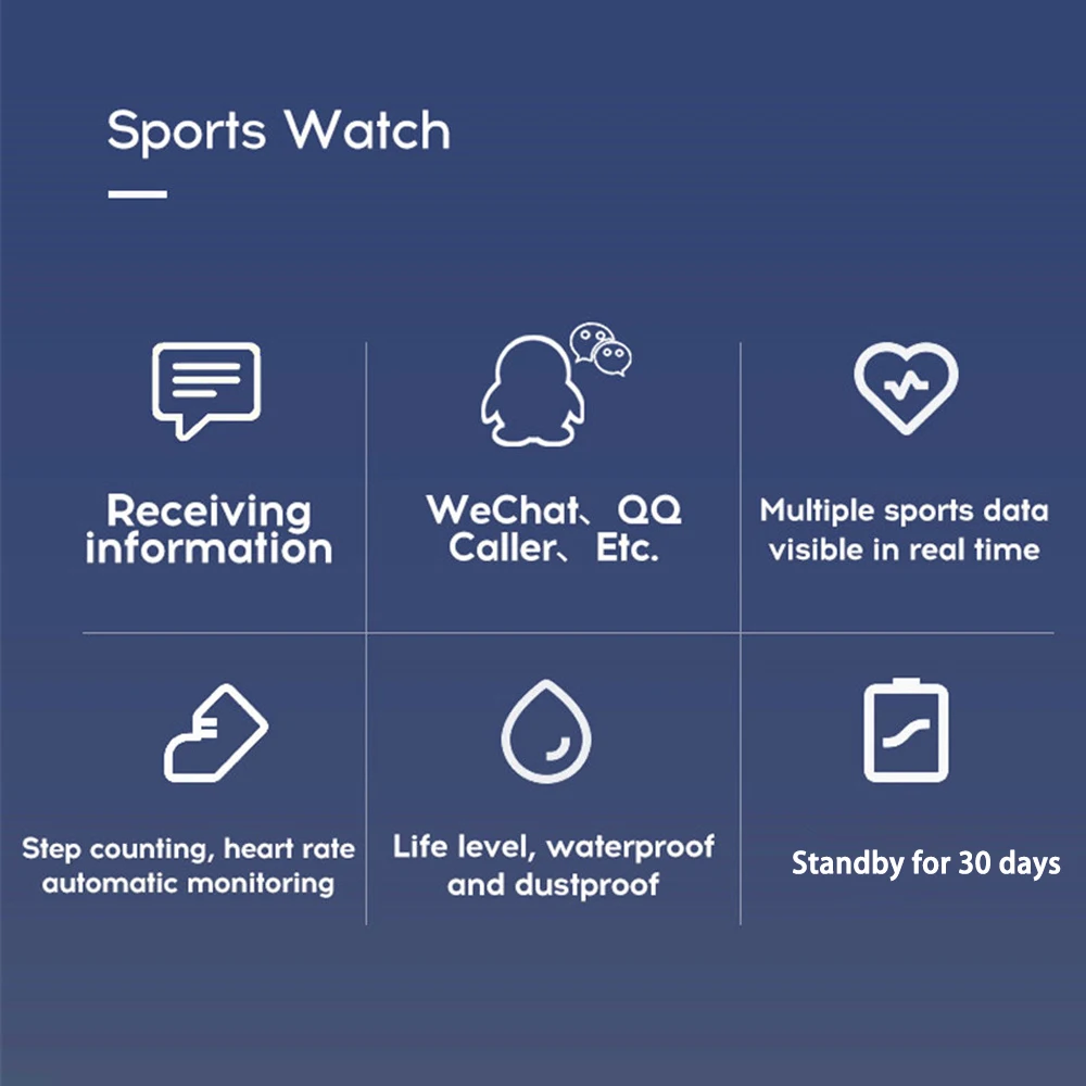 116plus Smart Watch For Men Women Gift 1.3 inch Screen Sports Fitness Watches Wristwatch Bluetooth 5.0 Calls Digital Smartwatch