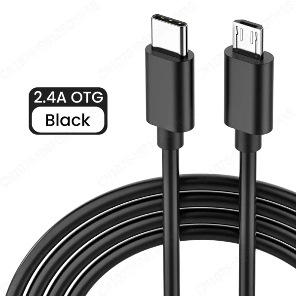 Type C to Micro USB Cable Fast USB Type-C Adapter for Samsung Huawei Xiaomi OnePlus MacBook Pro OTG Mobile Phone Micro USB Cable
