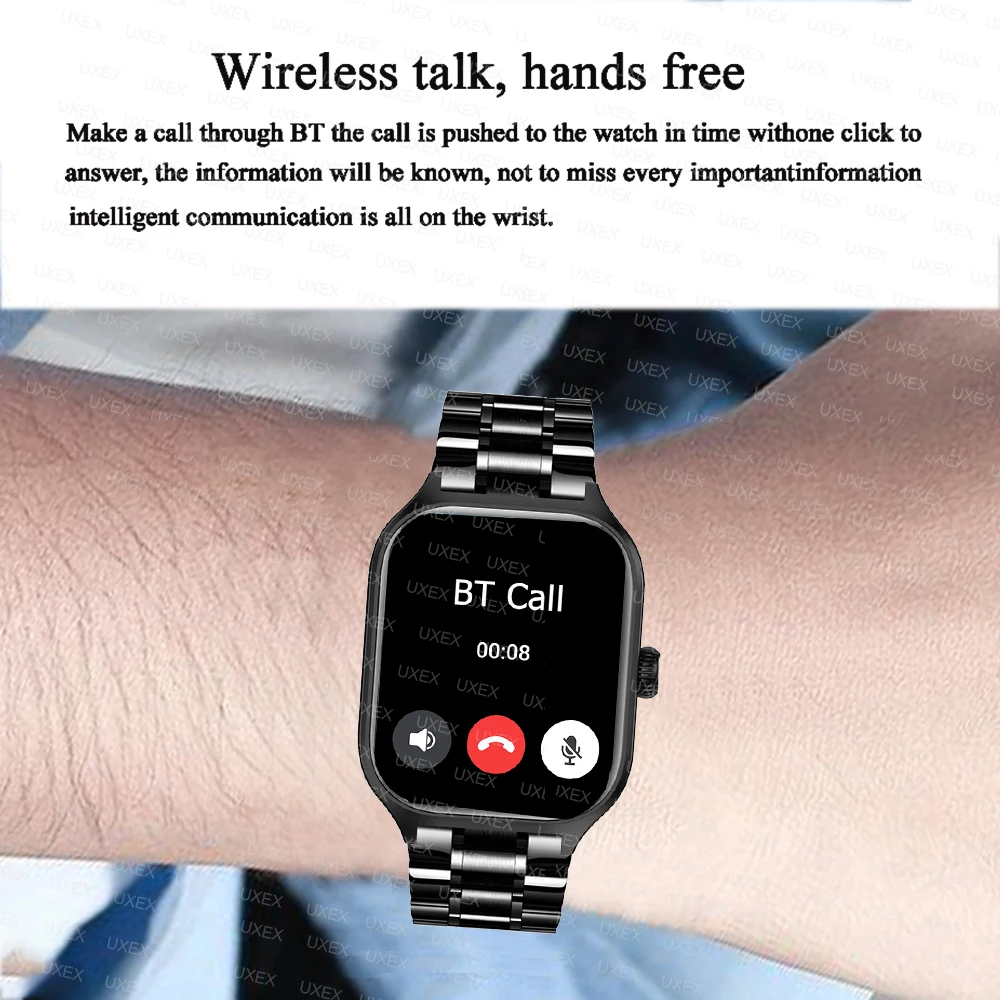 Smart Watch Plus Men Women 1.77 Full Touch Screen Sports Fitness Watch Bluetooth Call Android Phone Digital Multidial Smartwatch