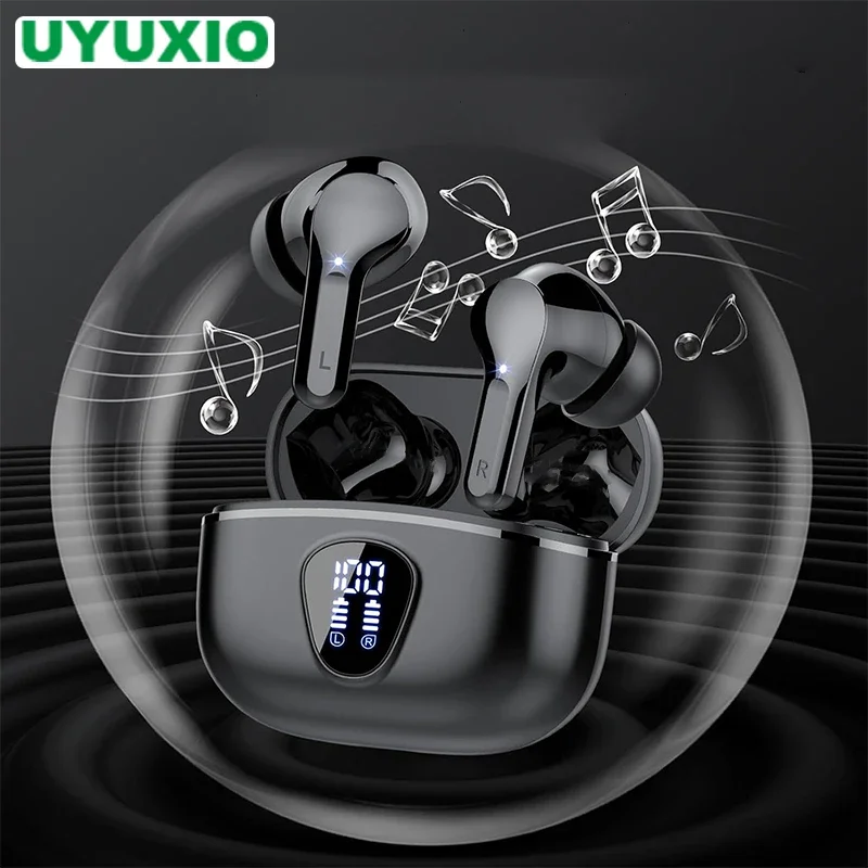 Sbf125be4d23a41d294e63a29f1febd756.webp New Wireless Earbuds HiFi Stereo Headphones BT5.3 with ENC Noise Cancelling 48H LED Display Ear Buds IP7 Waterproof Earphones