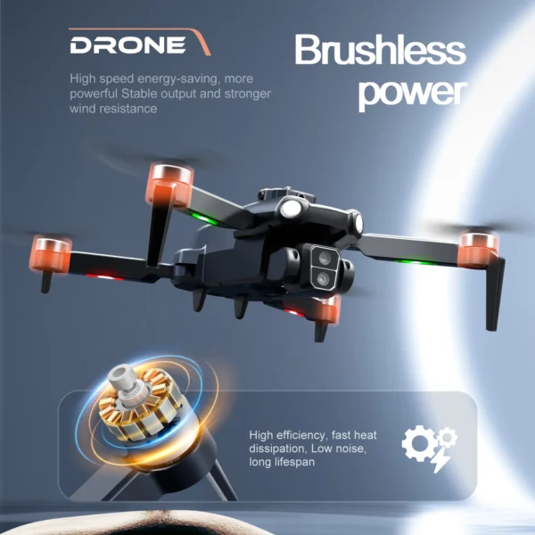 KBDFA Professional S119 Drone 8K With Dual Camera 5G WIFI Smart Obstacle Avoidance FPV Brushless Motor RC Quadcopter Mini Dron