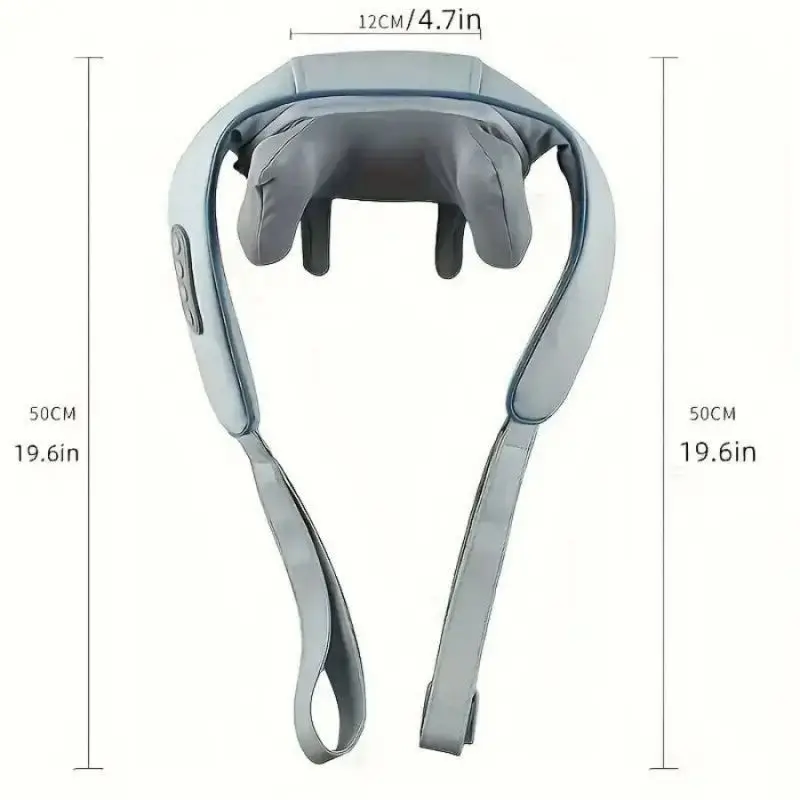 Neck and Back Massager Electric Wireless Neck and Shoulder Massage Arm and Back Body Muscles Relaxation Constant Temperature Hot