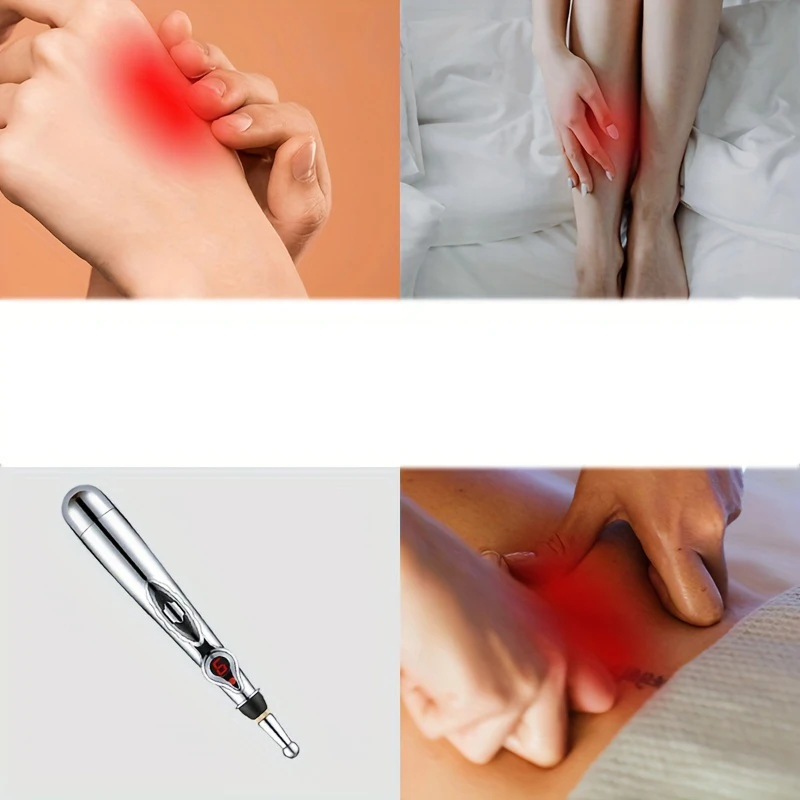 Acupoint Massage Pen Multi-Function Electronic Acupuncture And Moxibustion Meridian Pressing Therapy Energy Pen Pain Relieving