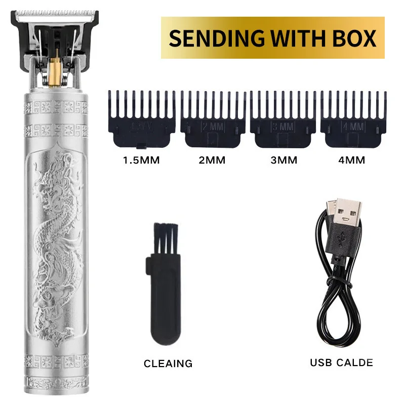 Powerful Professiona Electric Wireless Man Hairdresser Men Barber Shop Groin Beard Repairer Mustache Facial Hair Trimmer Clipper