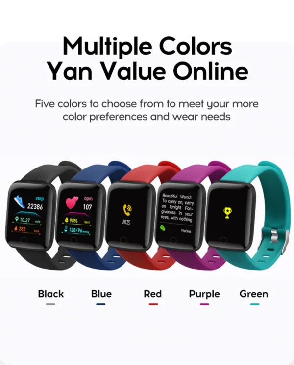 Fashion Smart Watches Sport Men Fitness Woman Smartwatch SMS Social APP Message Reminder Music Playback Alarm Clock Bracelet D13