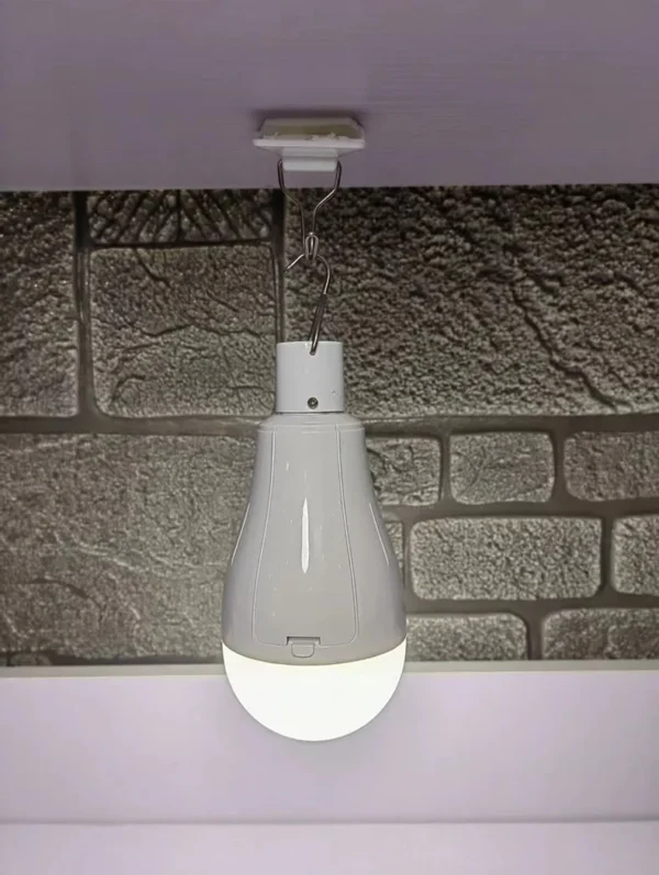 LED Bulb Light Smart Charging Chip Power Failure Emergency Home 18650 Battery Flicker-Free with Hook Detachable Emergency Bulb