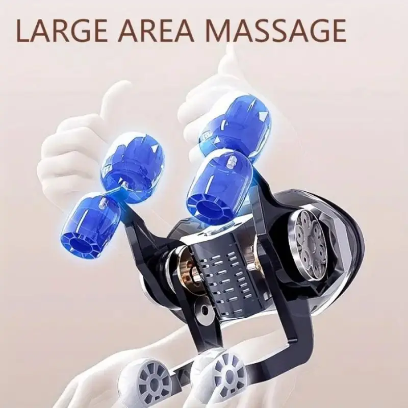 Neck and Back Massager Electric Wireless Neck and Shoulder Massage Arm and Back Body Muscles Relaxation Constant Temperature Hot