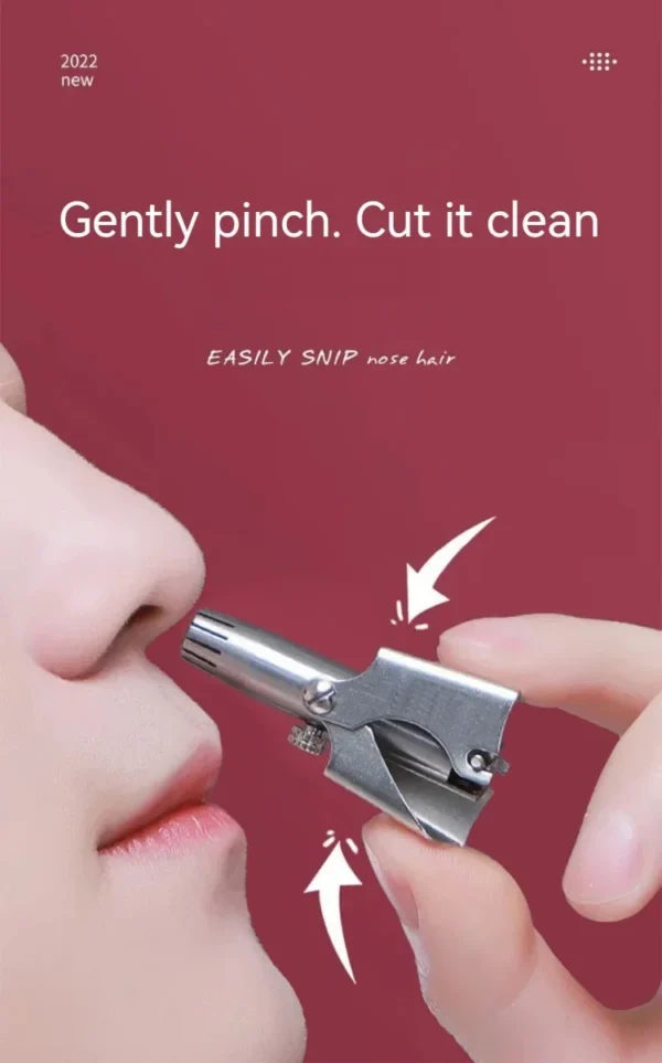 Nose Hair Trimming Men'S Portable Electric Shaver Low Noise Washable Portable Ear Hair Trimmer Cleaning Without Rusting Painless