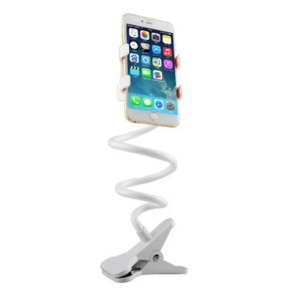 Portable 70cm 360 Clip Mobile Phone Holder Stand Flexible Lazy Bed Desktop Bracket Flat Bracket for iPhone Samsung  Stand Base