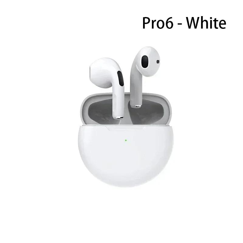 Pro 6 TWS Wireless Headphones with Mic Fone Bluetooth Earphones Sport Earbuds Running Pro6 Headset for Apple IPhone Xiaomi