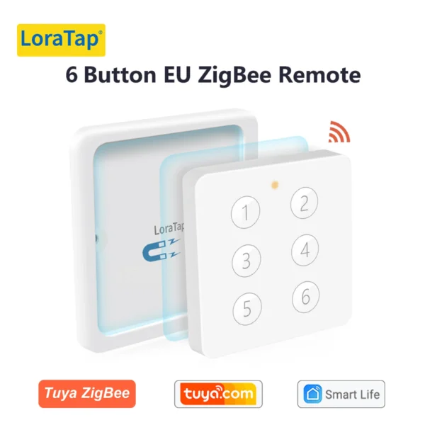 LoraTap ZigBee 3.0 Wireless 13 Types Push Button EU US Remote Controller Tuya Scene Automation Control Switch Smart Life App