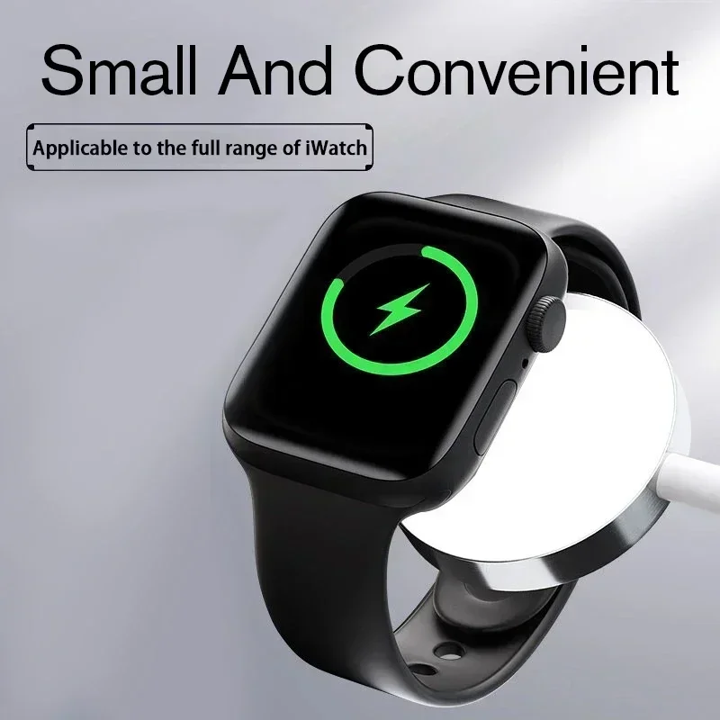 Watch Wireless Charger Portable USB/Type C Magnetic Charge Dock For Apple Watch 10/9/8/7/6/5/4/3/2 SE iWatch Fast Charging Pad