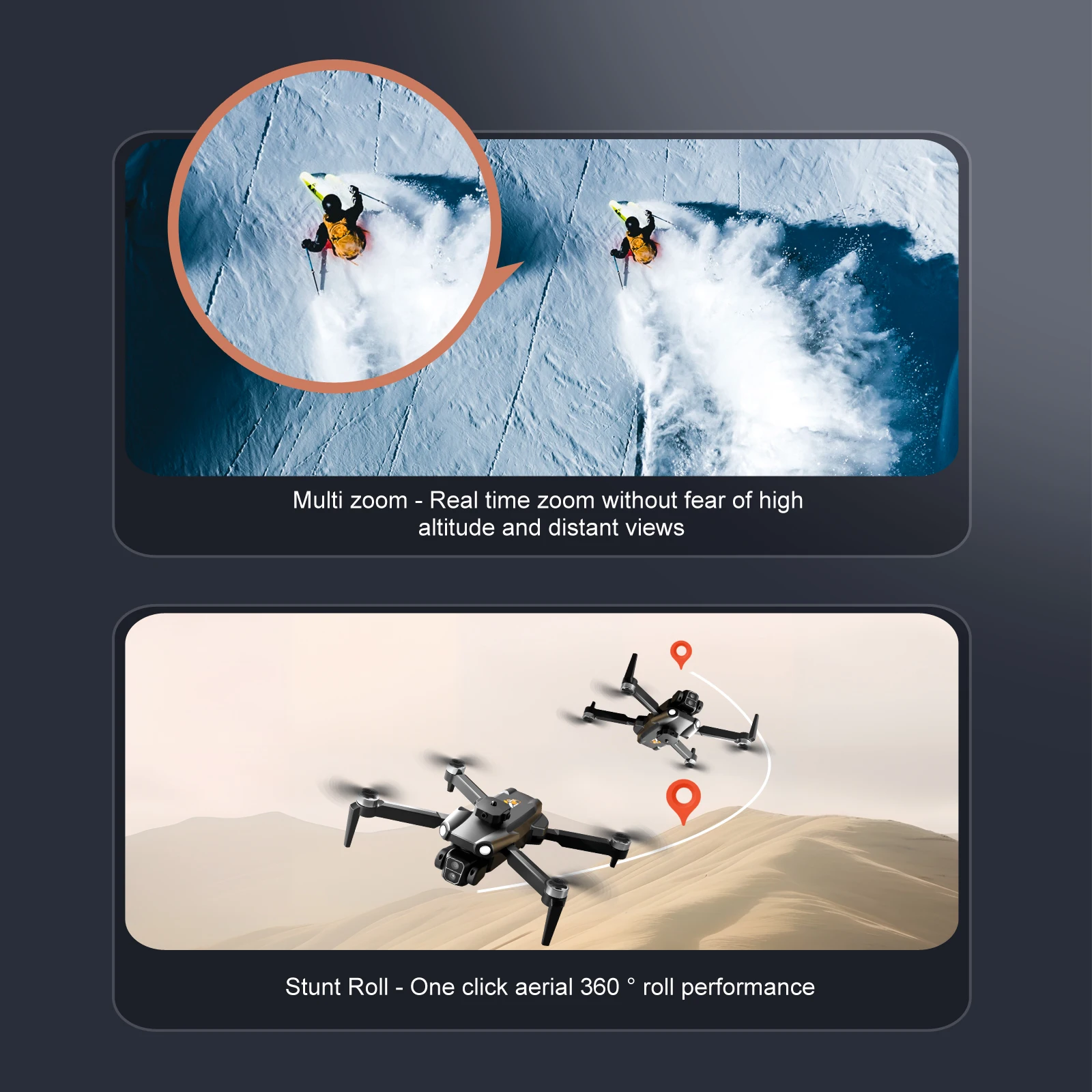 KBDFA Professional S119 Drone 8K With Dual Camera 5G WIFI Smart Obstacle Avoidance FPV Brushless Motor RC Quadcopter Mini Dron