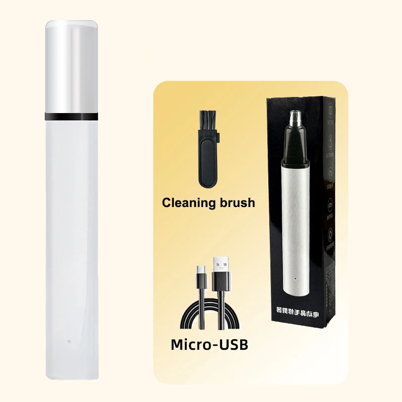 2 in 1 Electric Nose Hair Trimmer Clipper Rechargeable Multi-kinetic Shaving Unisex Automatic Washable Personal Care Appliances