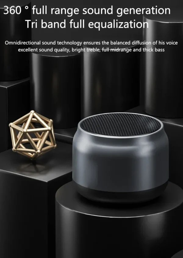 VIKEFON K30 Wireless Bluetooth Speaker Portable Mini Outdoor Wireless Speakers Music Surround Loudspeaker HD Voice Shocking Bass