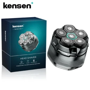 Sd3a3fece0a1749bf94a4d9813900978dX.webp KENSEN Electric Head Shavers for Bald Men 6D Magnetic Razor Hair Trimmer USB Rechargeable LED Display Waterproof Beard Shavers