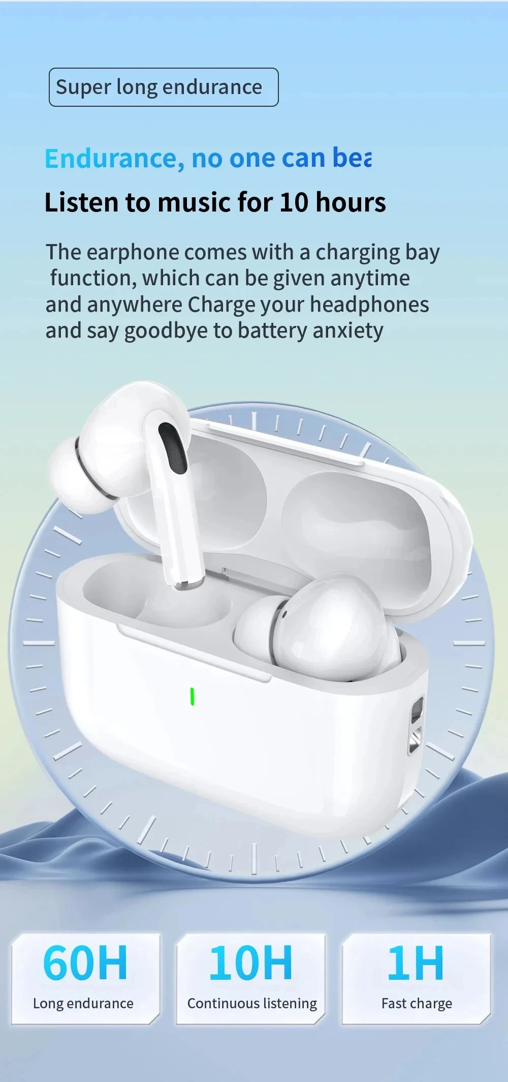 Tideboom W01 TWS Max Wireless Bluetooth Earphones In Ear Earbuds Sport Noise Cancelling Headset For iPhone Android Headphone