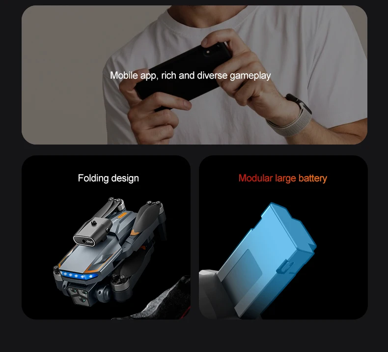 P18 New RC Drone Dual 8K camera drone obstacle avoidance quadcopter electronically controlled professional Drone Kid Gift Toys