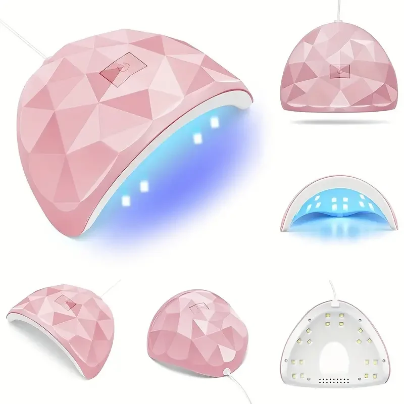 LULAA UV Nail Polish Lamp Gel Curing Polishing Lamp with Three Timing Modes & Automatic Sensing Mode Is Suitable for Home Salon