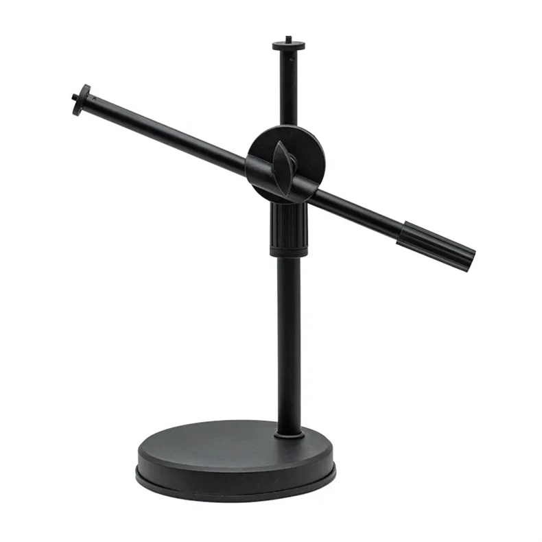 Tabletop Overhead Tripod Stand with Ring Light Mobile Phone Holder And Boom Arm for Nail Art Photography Table Shooting Tripods