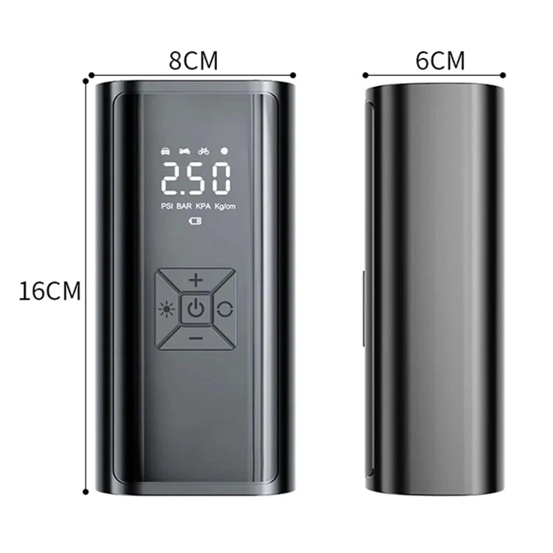 1pc Wireless Car Air Compressor Air Pump Electric Tire Inflator Pump for Motorcycle Bicycle Boat AUTO Tyre Balls Inflatable