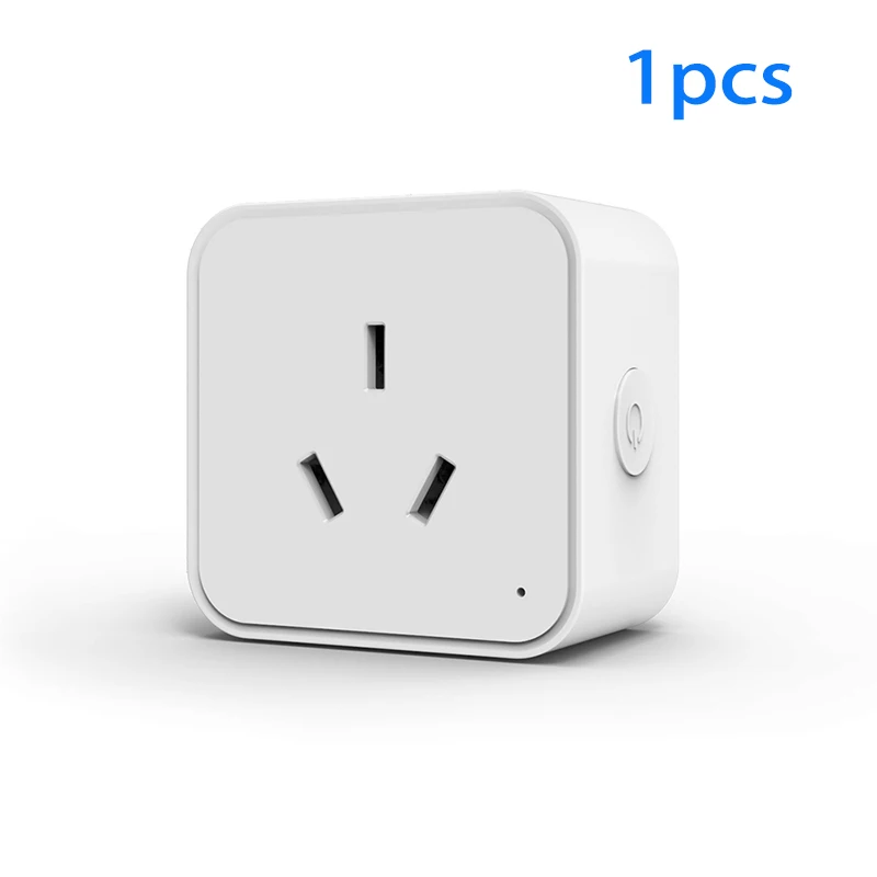 SIXWGH Zigbee Smart Socket AU Plug Adapter Tuya Smart Life App Wireless Control Timing Power Monitoring Function Aleax Outlet
